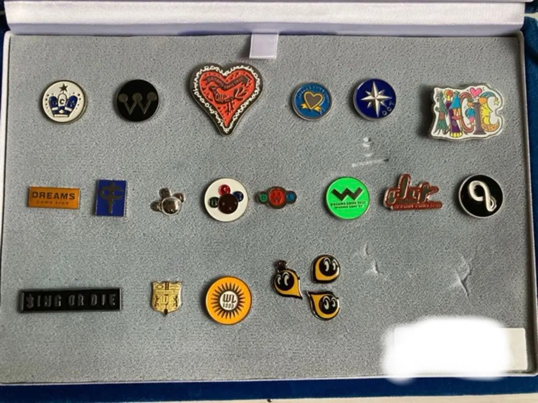 ドリカム デビュー10周年記念 ピンバッチコレクション