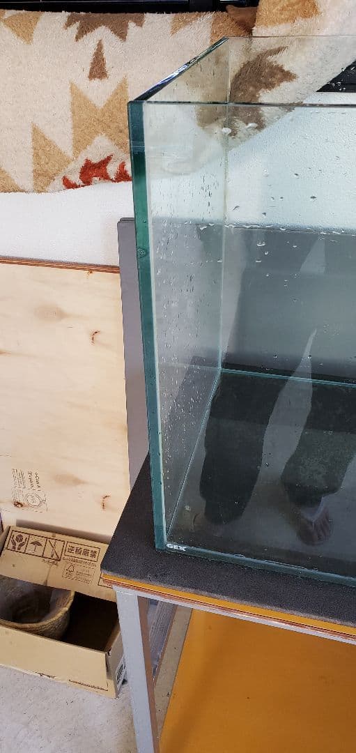 GEX900オールガラス水槽、水槽台、LED照明　引き取り限定