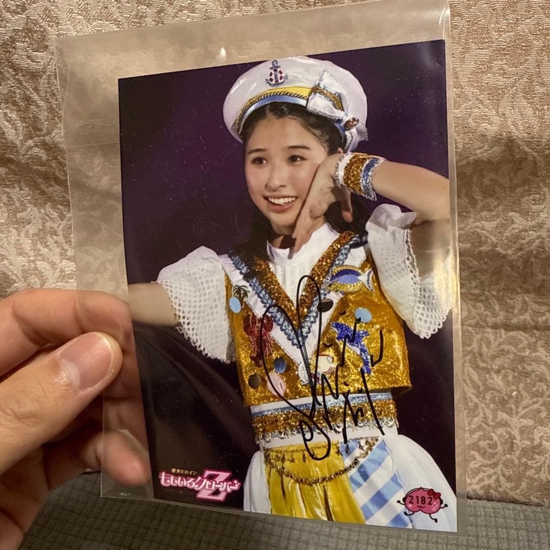 19 サイン入り写真　玉井詩織　ももクロ　ももいろクローバーZ