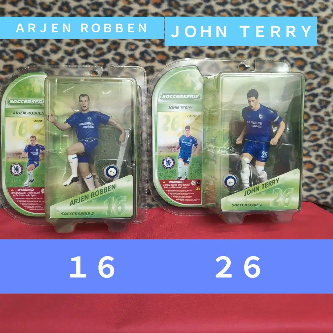 SoccerSerie フィギュア アーレン・ロッベン & ジョン・テリー　美品