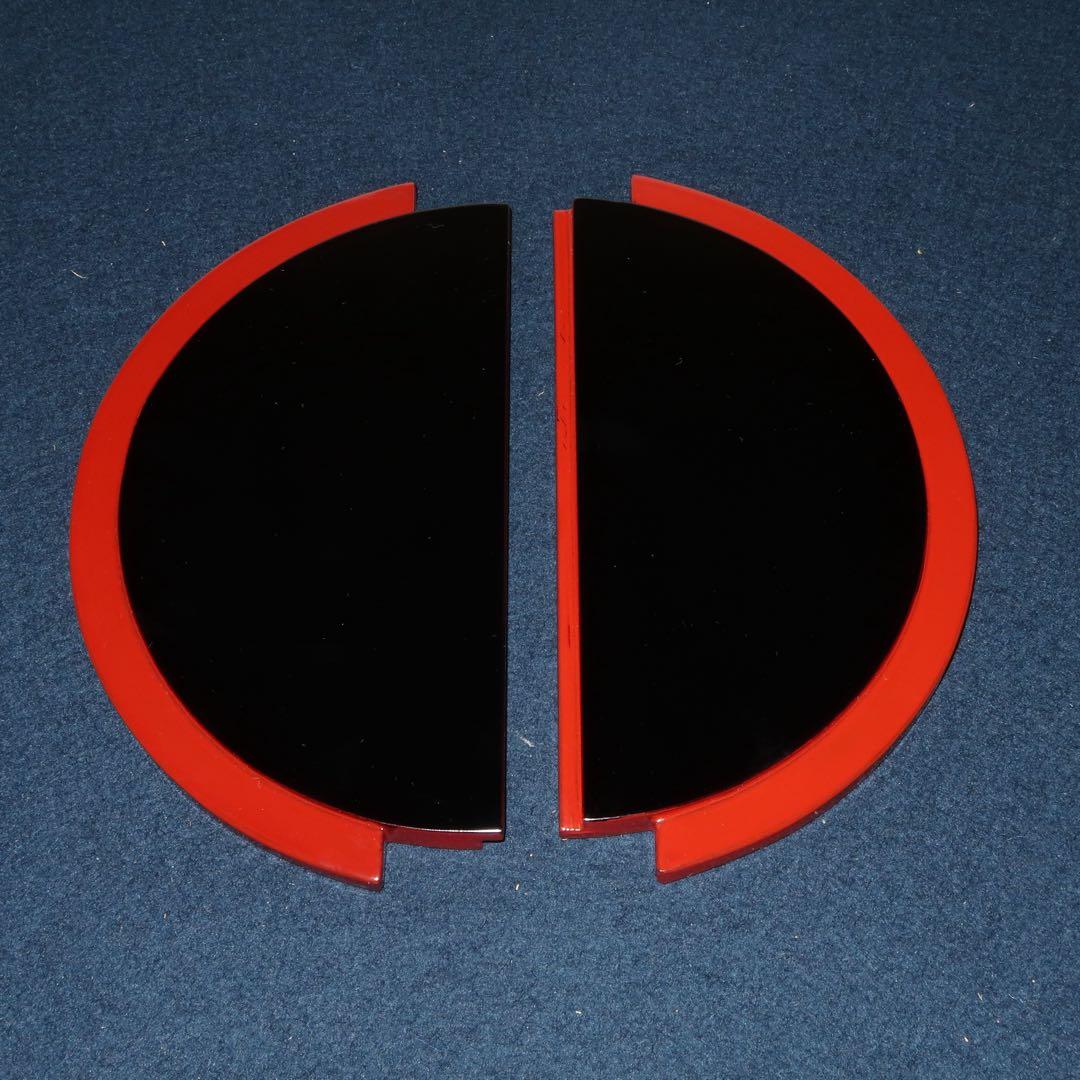 【茶道具】岡本陽斎作　朱銀手桶　水指