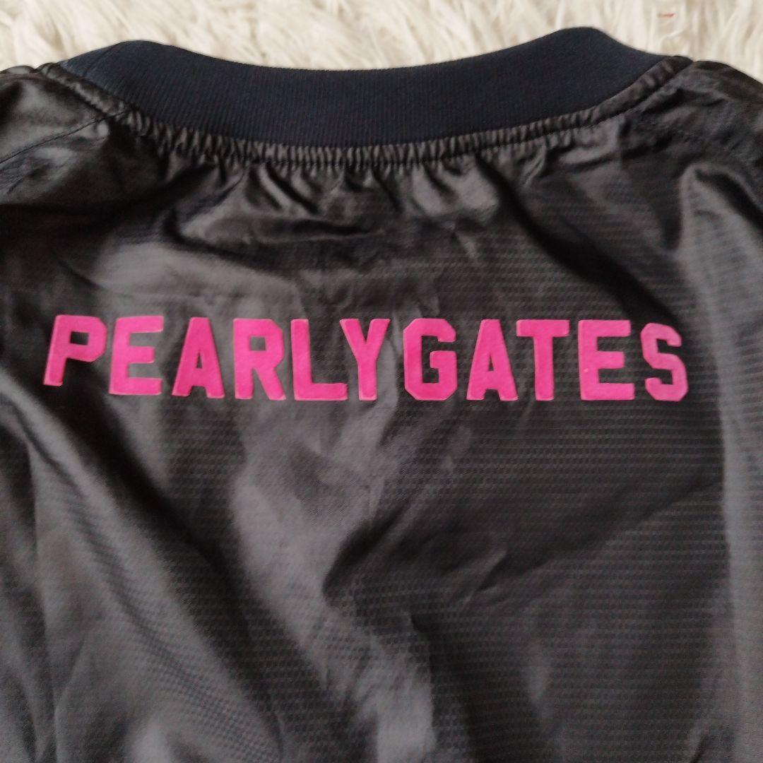 美品✨パーリーゲイツ ツインスニード 2点セット ブランドロゴ 黒 紺 0/S