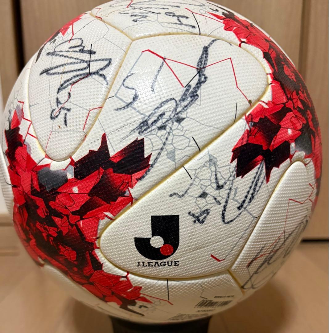 Jリーグ公式試合球 2017年　クラサバ　京都サンガ　実使用　サイン入り