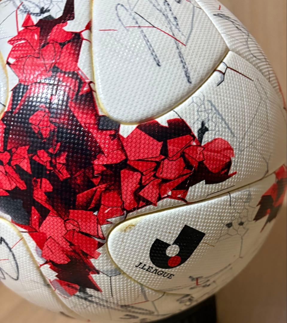 Jリーグ公式試合球 2017年　クラサバ　京都サンガ　実使用　サイン入り