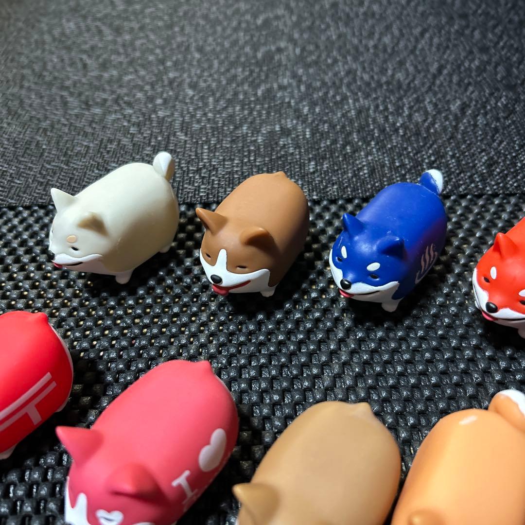 コーギー　柴犬　フィギュア　置物　ガチャガチャ　ガチャポン