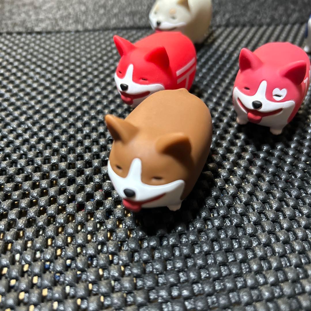 コーギー　柴犬　フィギュア　置物　ガチャガチャ　ガチャポン