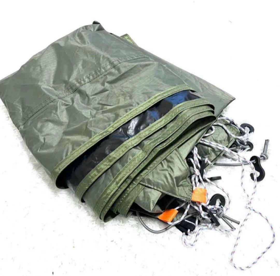 美品　テントファクトリー フォーシーズン　2ルームトンネルテント　ルーフカバー付