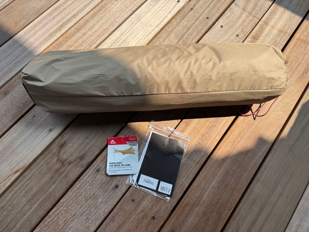 国内正規品　新品MSR ランデブー200 SUN SHIELD タンカラー