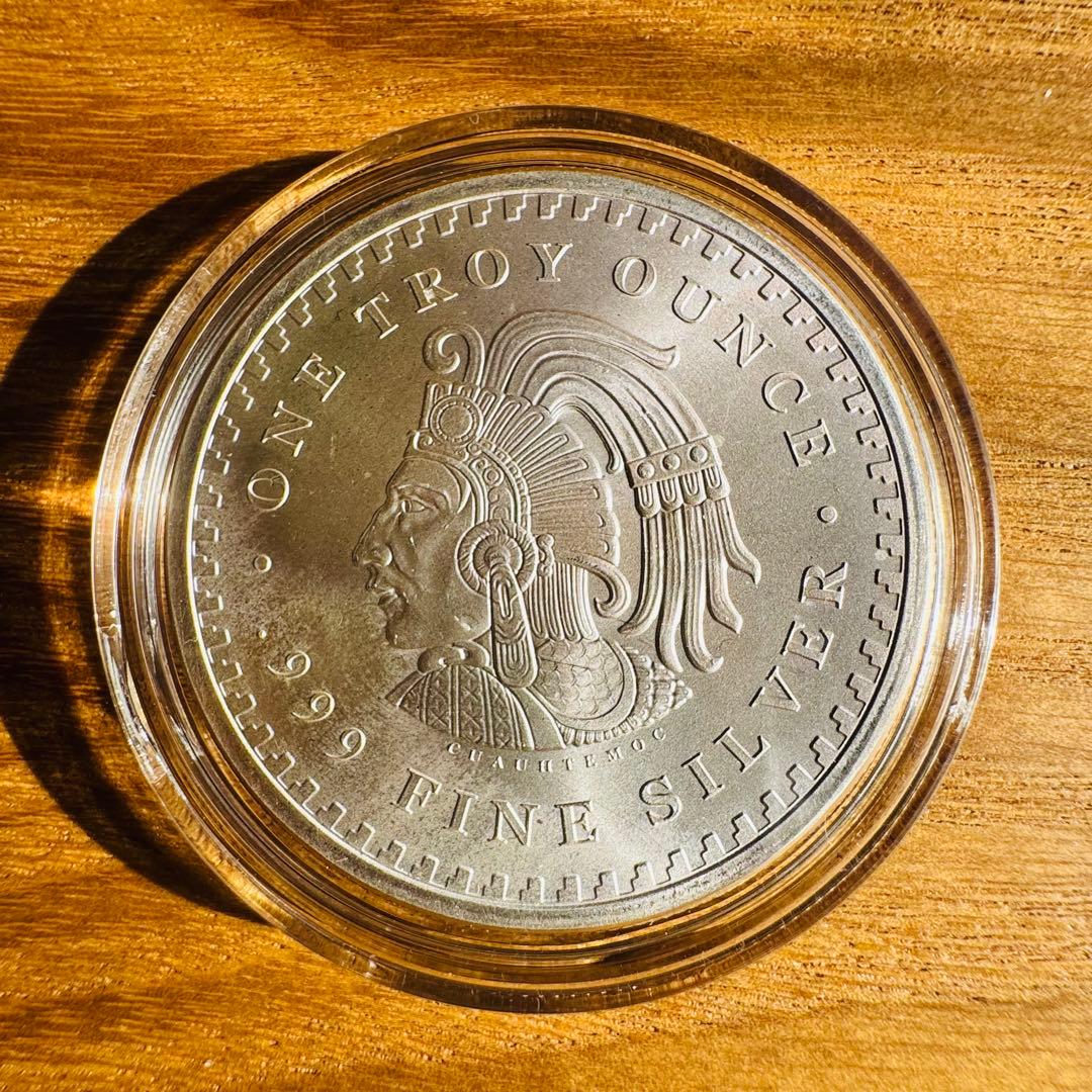 アステカカレンダー　1オンス 銀貨