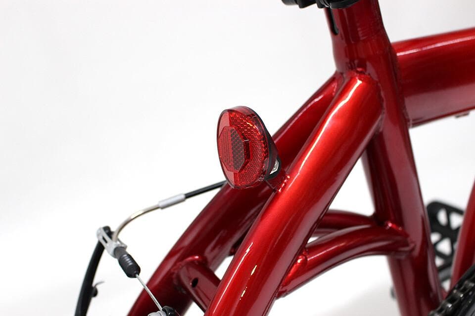 ★新品★FIELD CHAMP　16インチ　折りたたみ自転車　赤　(ロック付)