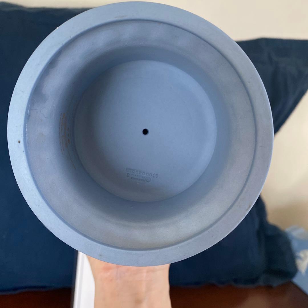 ウェッジウッド　ジャスパー　フィギュア　置物　彫像　限定品　ペールブルー