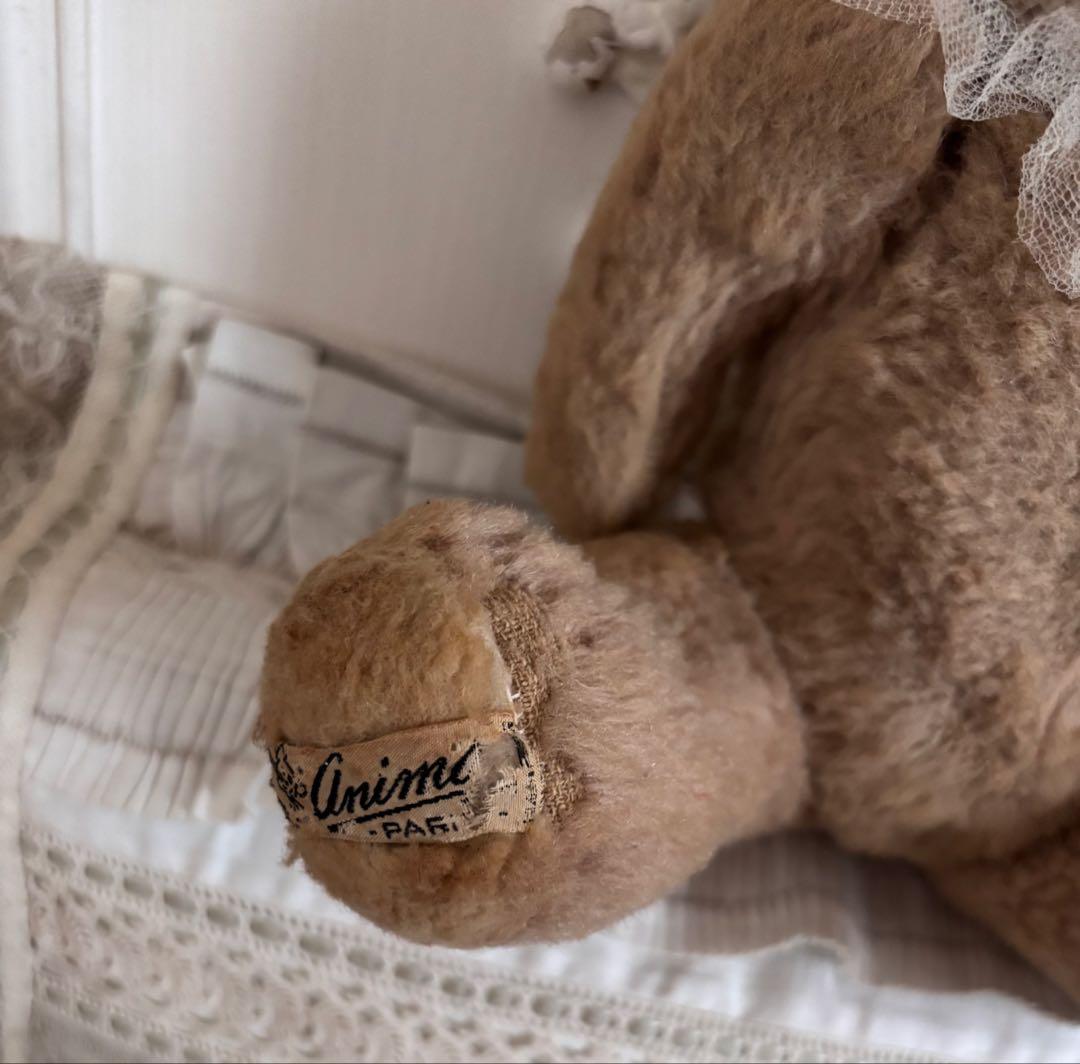 フレンチベアanima アンティークベア フランスアンティーク　ビンテージベア