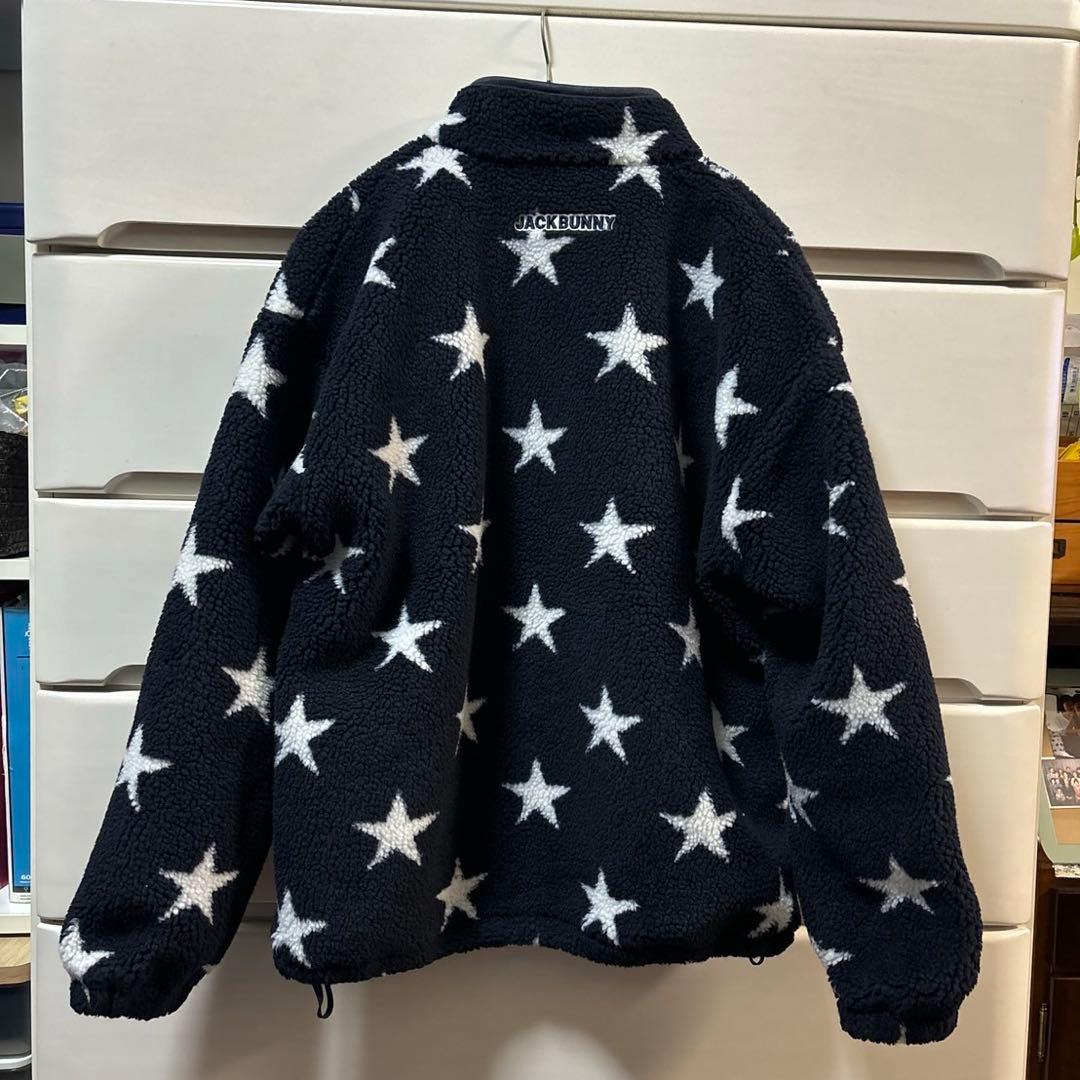 ジャックバニー　ドラえもん星柄先染めボアジャケットサイズ4