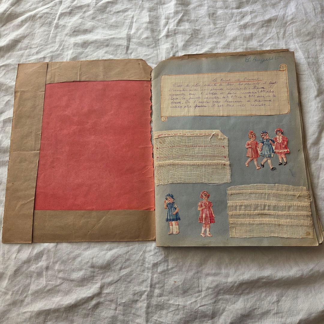 フランス　アンティーク　サンプラー