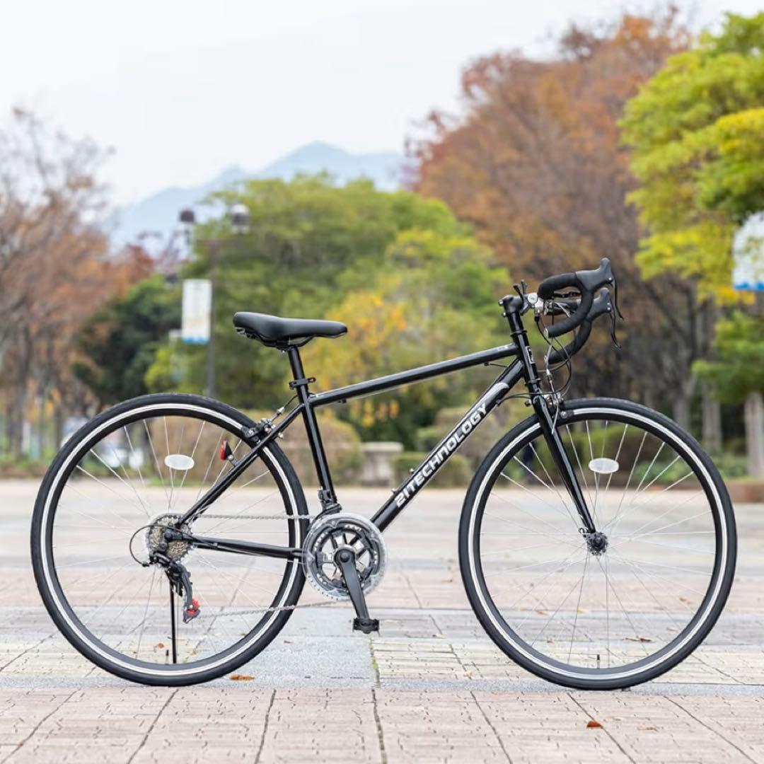700c クロスバイク 14速 ドロップハンドル Jet Black