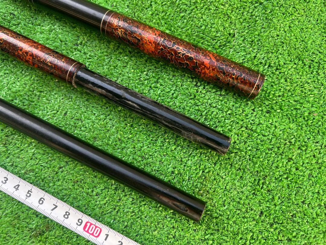 野*猫様 竹竿 ヘラブナ竿 竿掛け 津軽塗