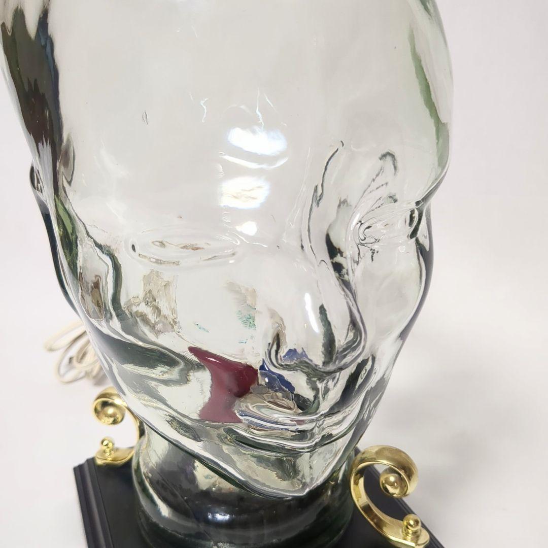 ガラス製　ヘッドマネキン　ディスプレイ什器