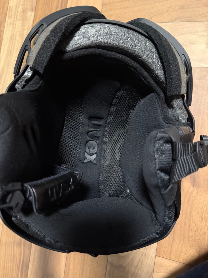 uvex マットブラック　ヘルメット　サイズ54-58